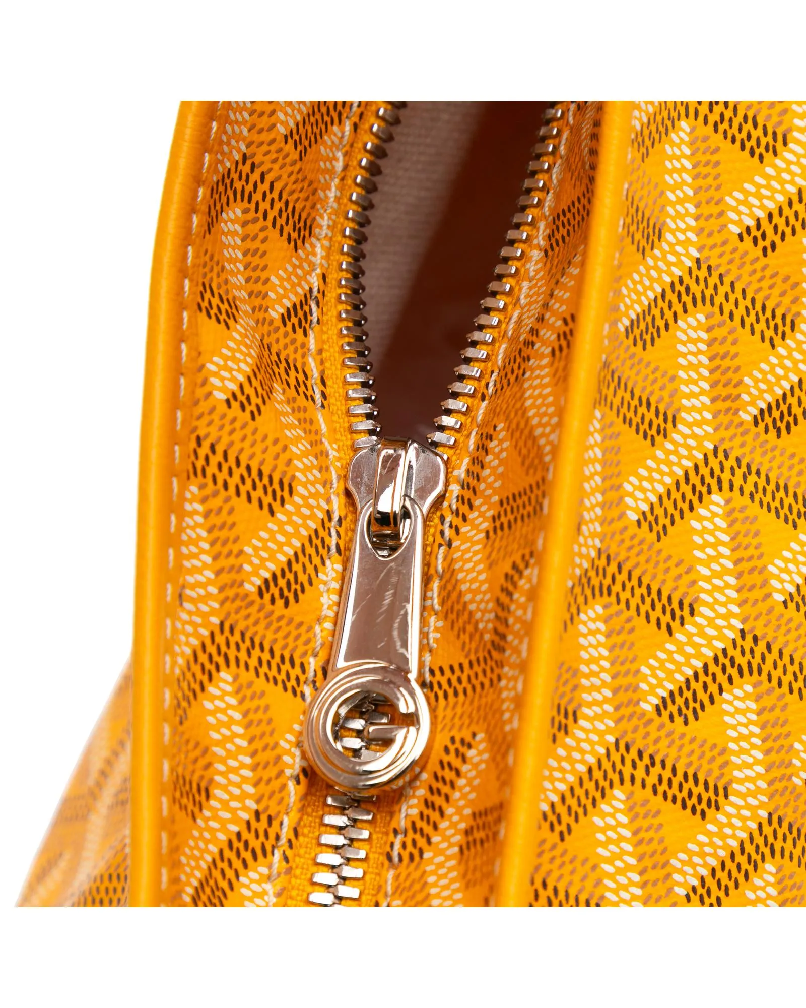 Coated Canvas Hobo Bag with Leather Trim and Detachable Pouch