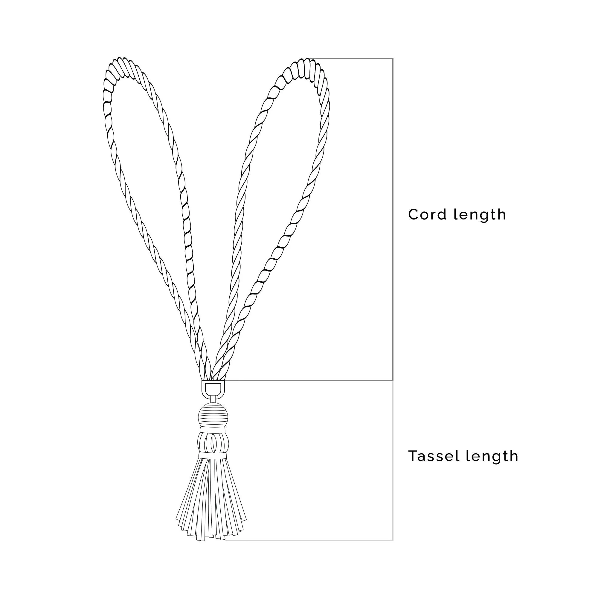 Cotton & Mango Wood Tassel Curtain Tie Back