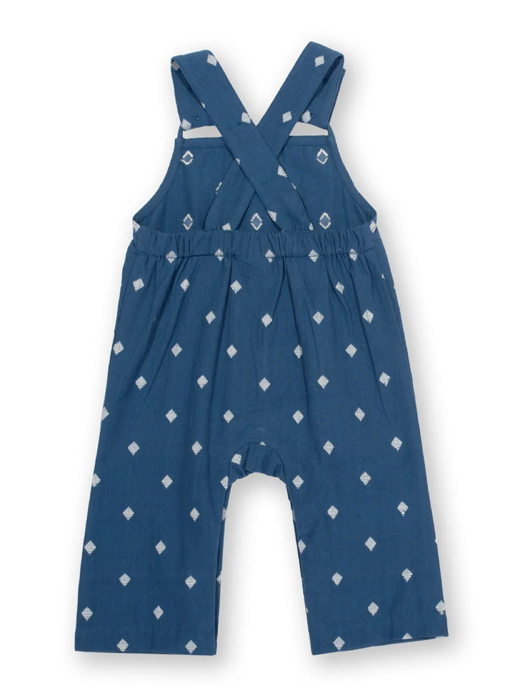Dobby diamond dungarees