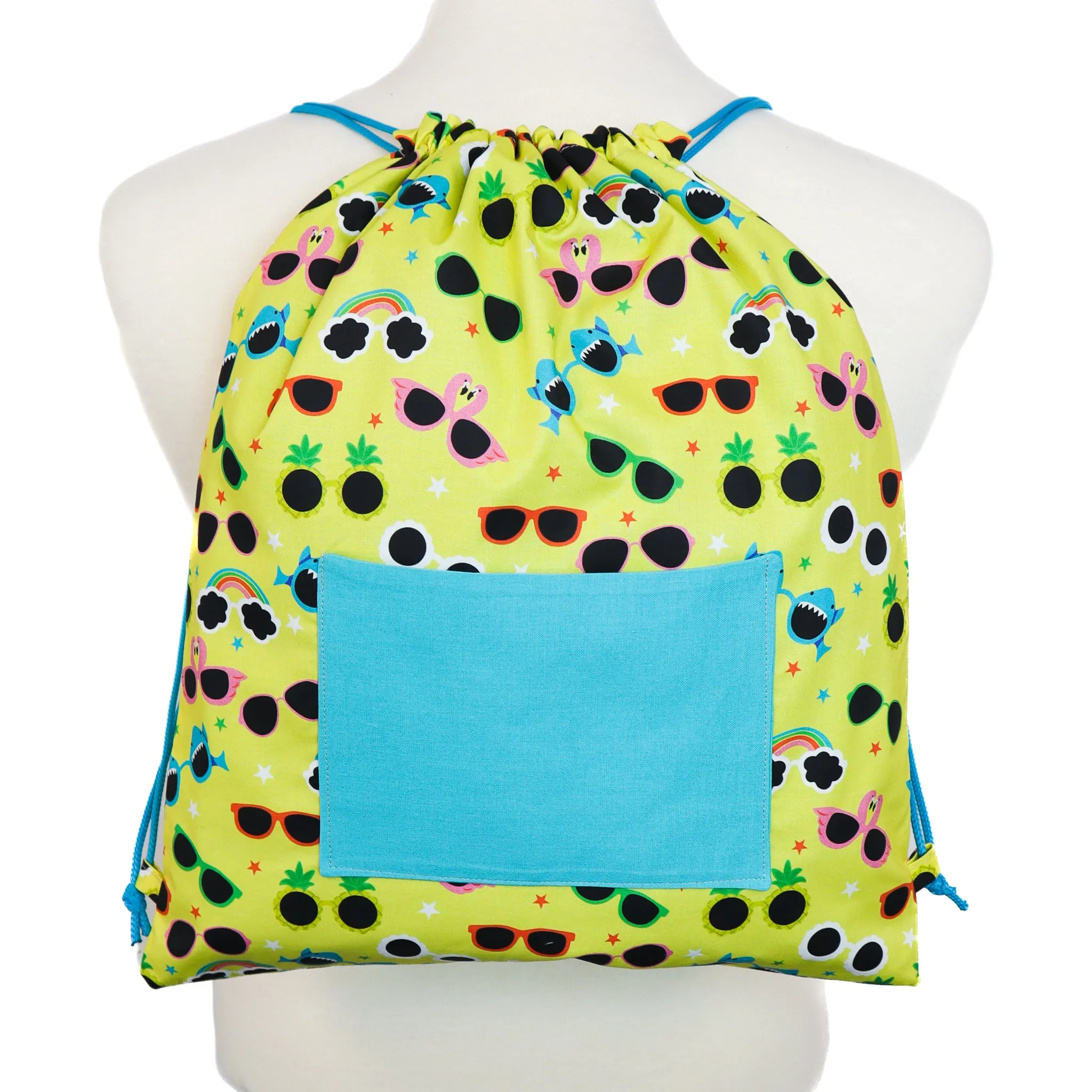 Drawstring Backpack Sewing Kit  - Sunglasses