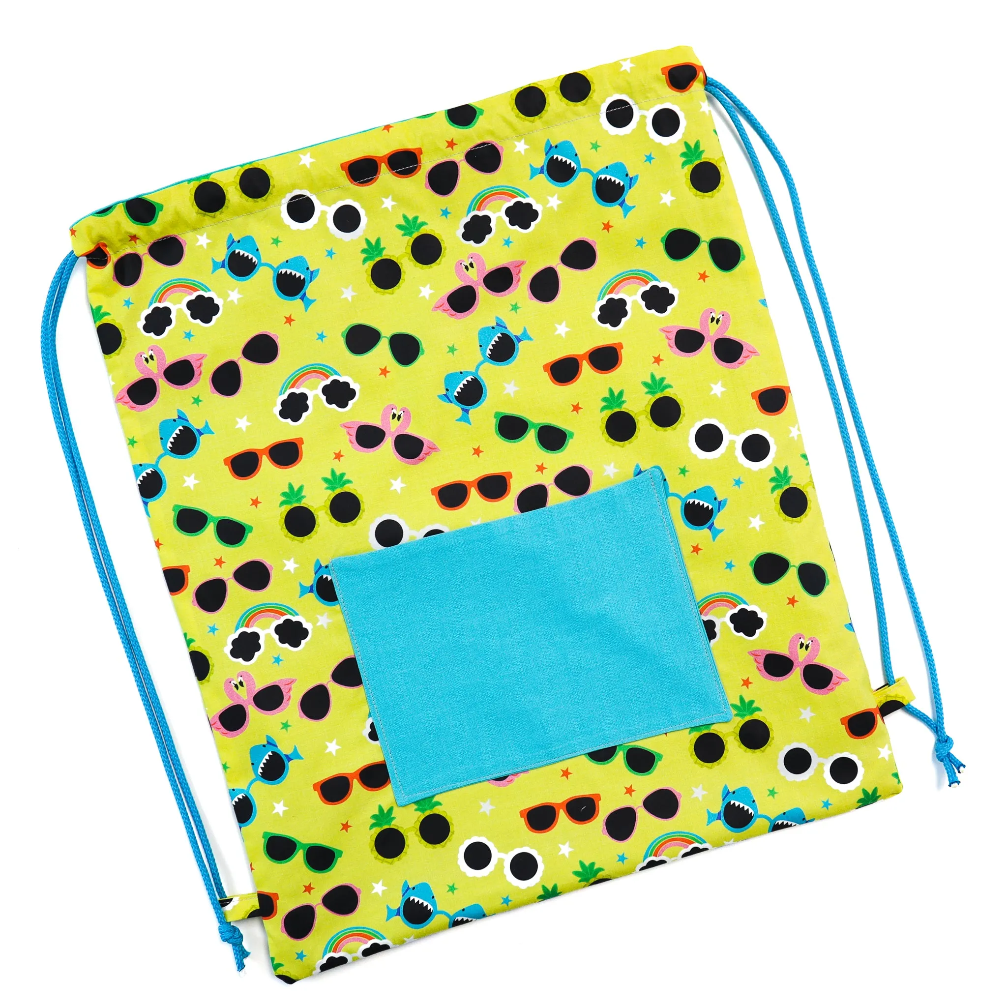 Drawstring Backpack Sewing Kit  - Sunglasses