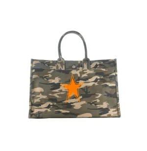 East-West Bag: Green Camouflage