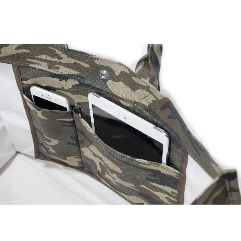 East-West Bag: Green Camouflage