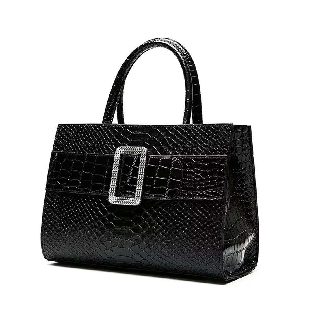 ExoticElegance Alligator Pattern Tote
