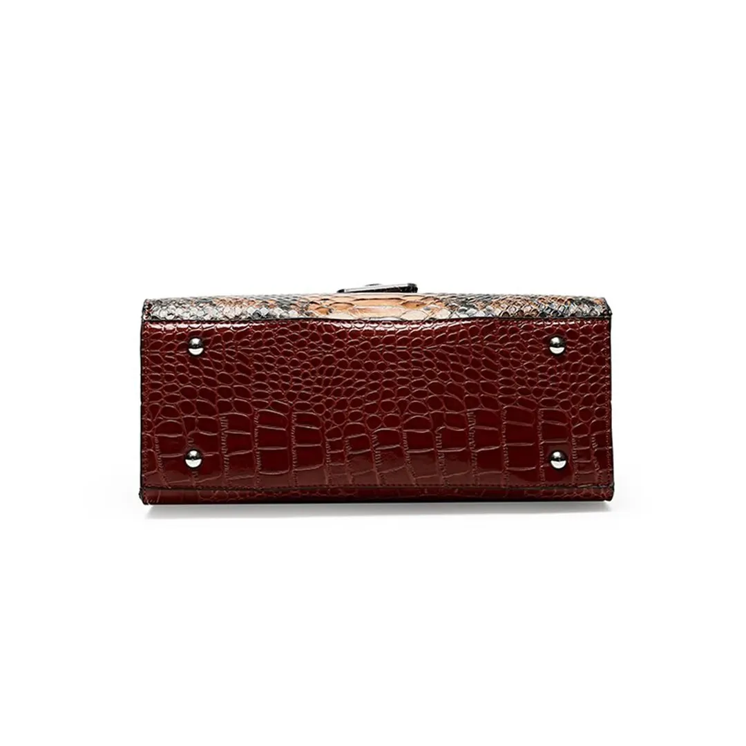 ExoticElegance Alligator Pattern Tote
