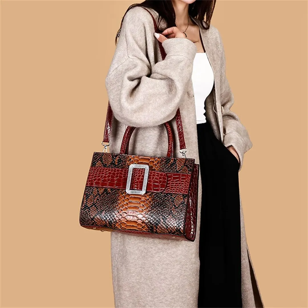 ExoticElegance Alligator Pattern Tote