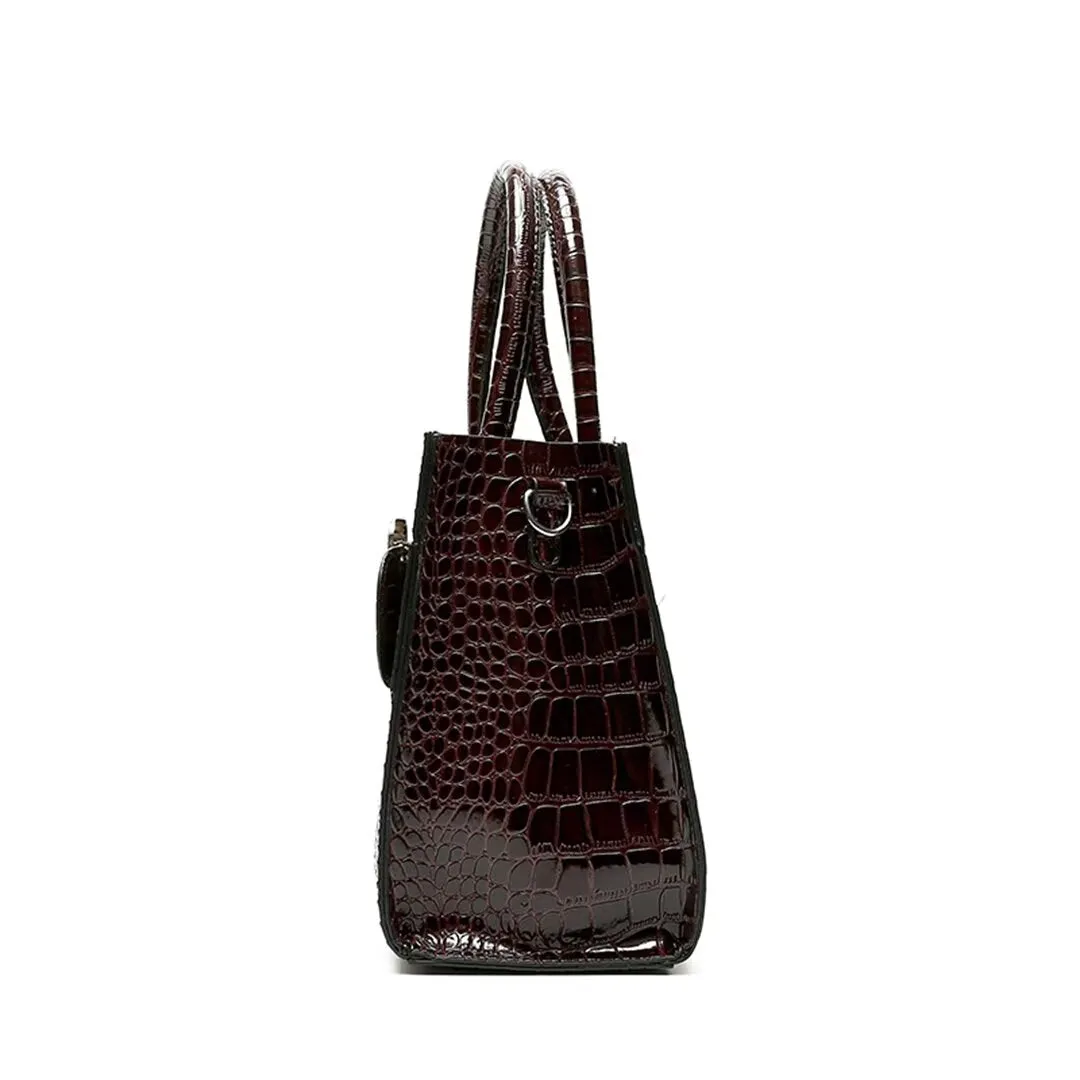 ExoticElegance Alligator Pattern Tote