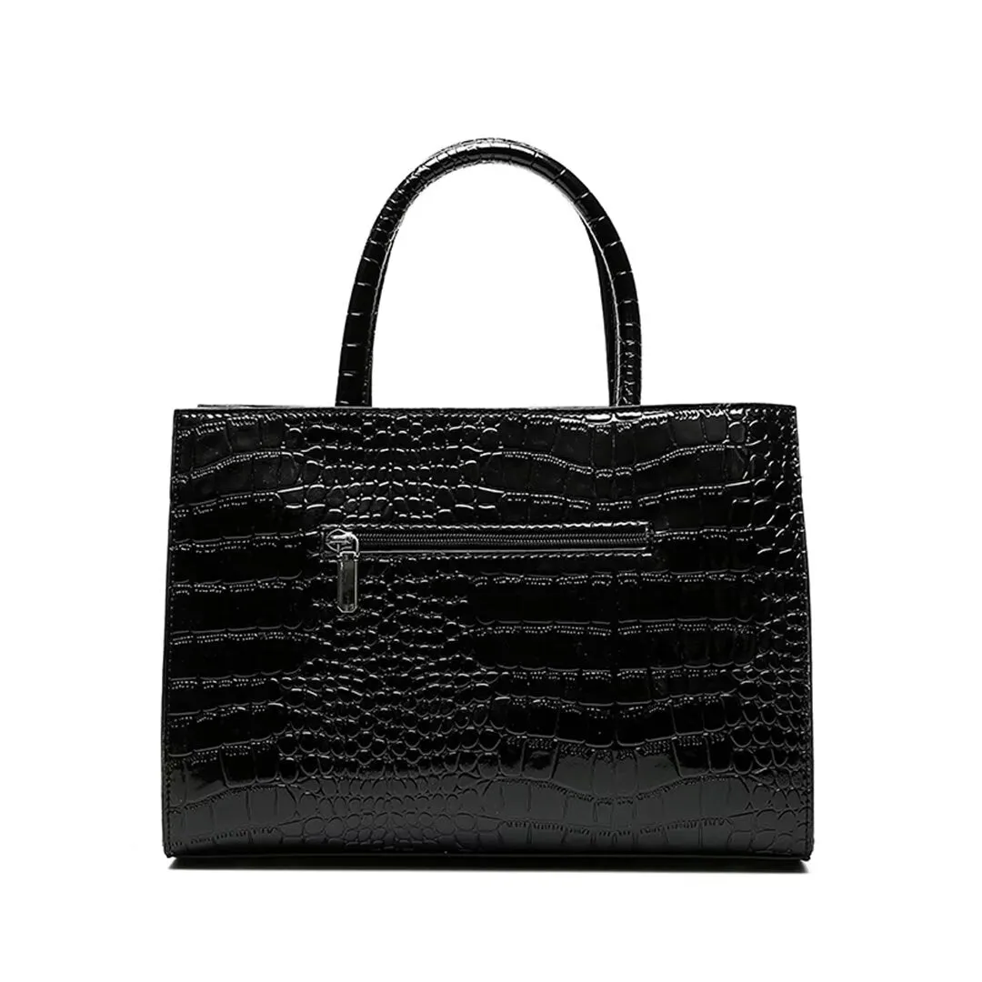 ExoticElegance Alligator Pattern Tote