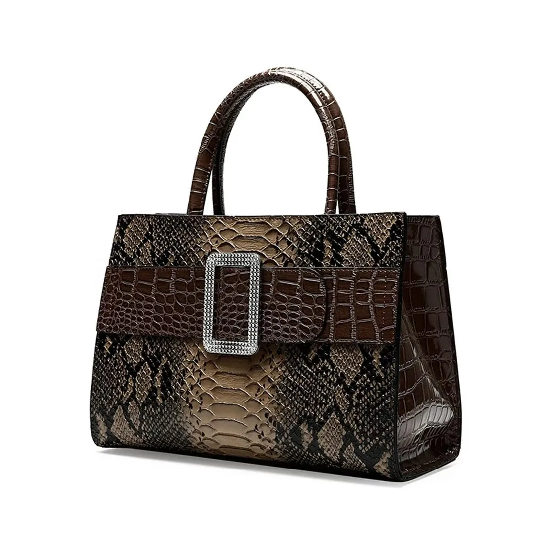 ExoticElegance Alligator Pattern Tote