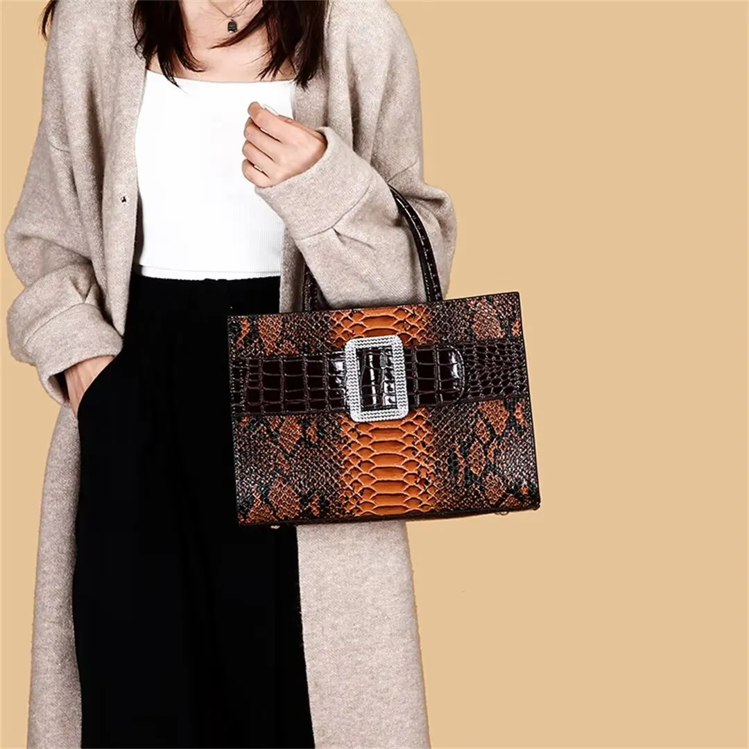 ExoticElegance Alligator Pattern Tote