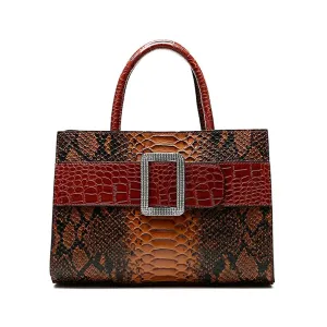 ExoticElegance Alligator Pattern Tote