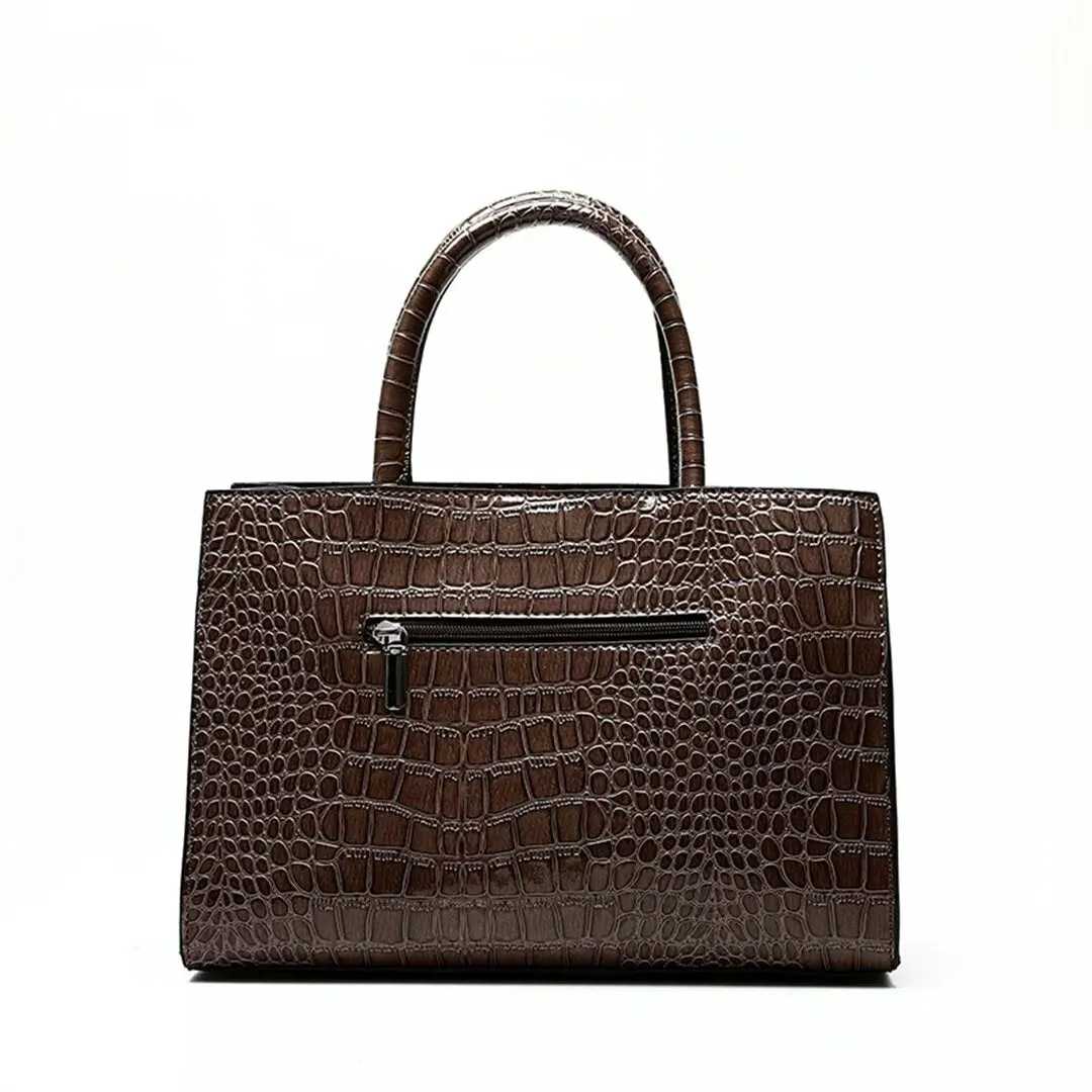 ExoticElegance Alligator Pattern Tote
