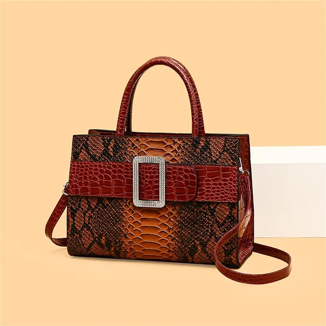 ExoticElegance Alligator Pattern Tote