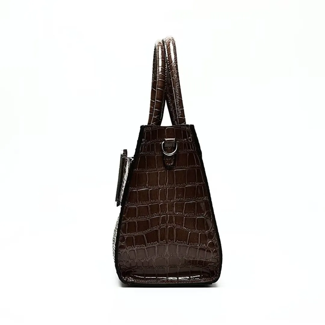 ExoticElegance Alligator Pattern Tote