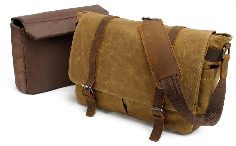 FadedSolidCanvas and inner purseMiniCrossbody Outdoor Dark Grey Bags