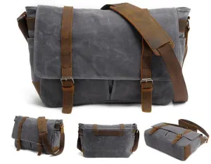 FadedSolidCanvas and inner purseMiniCrossbody Outdoor Dark Grey Bags
