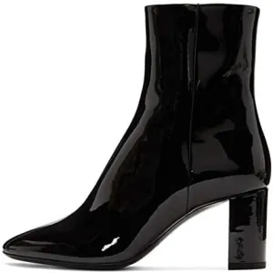 FSJ Women Basic Chunky Heel Ankle Boot Closed Toe Water-Proof Casual Comfy Shoe Size 4-15 US