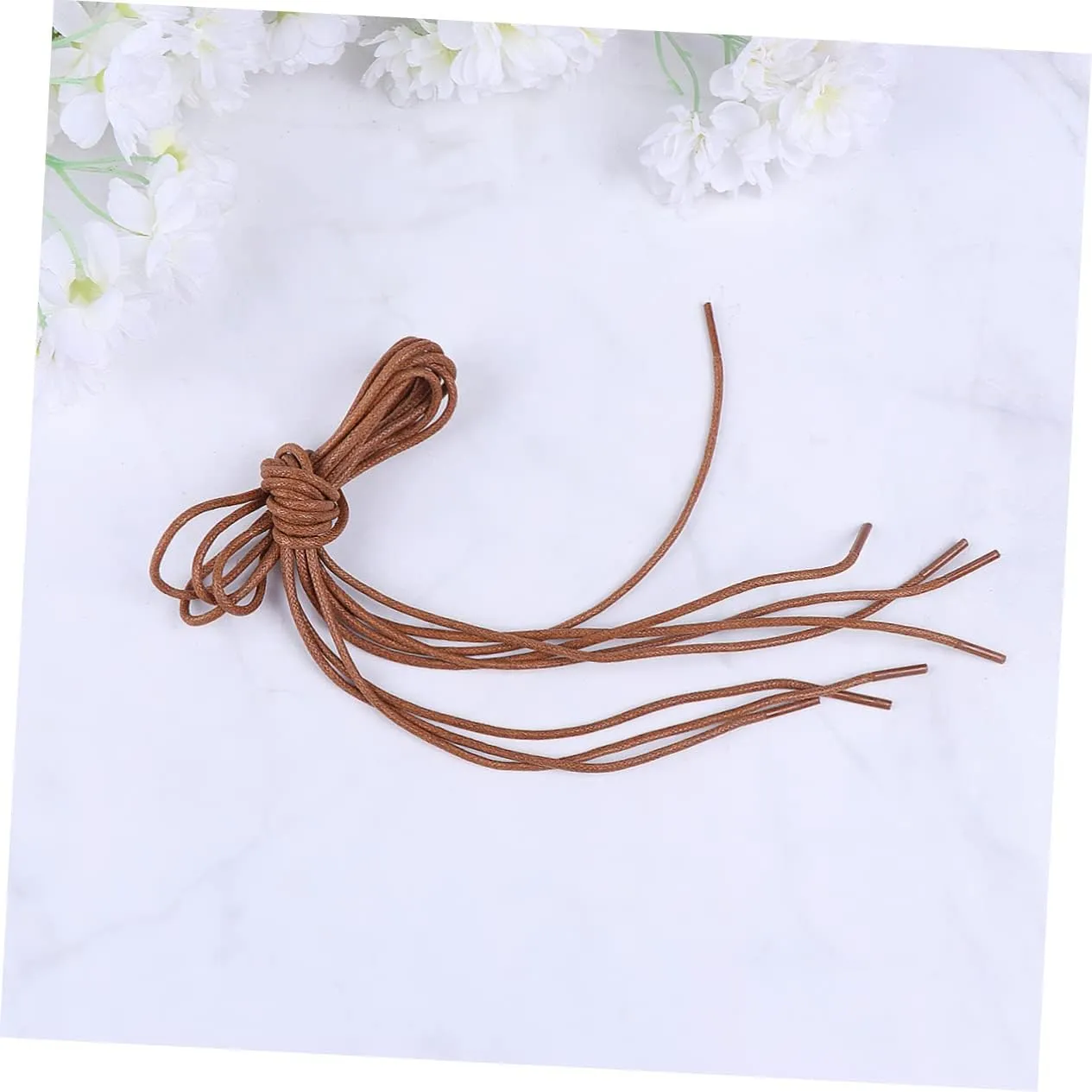GALPADA 12 Pairs Waxed Shoelace Shoes Accessories Round Shoe Laces Thin Shoe Laces Shoelace Cord