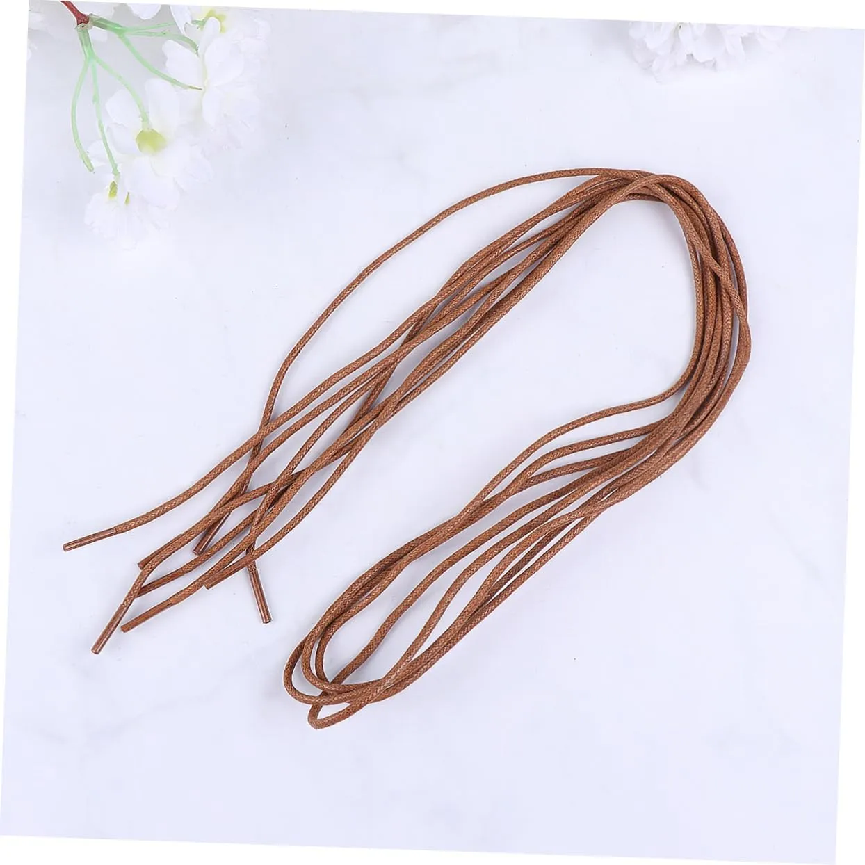 GALPADA 12 Pairs Waxed Shoelace Shoes Accessories Round Shoe Laces Thin Shoe Laces Shoelace Cord