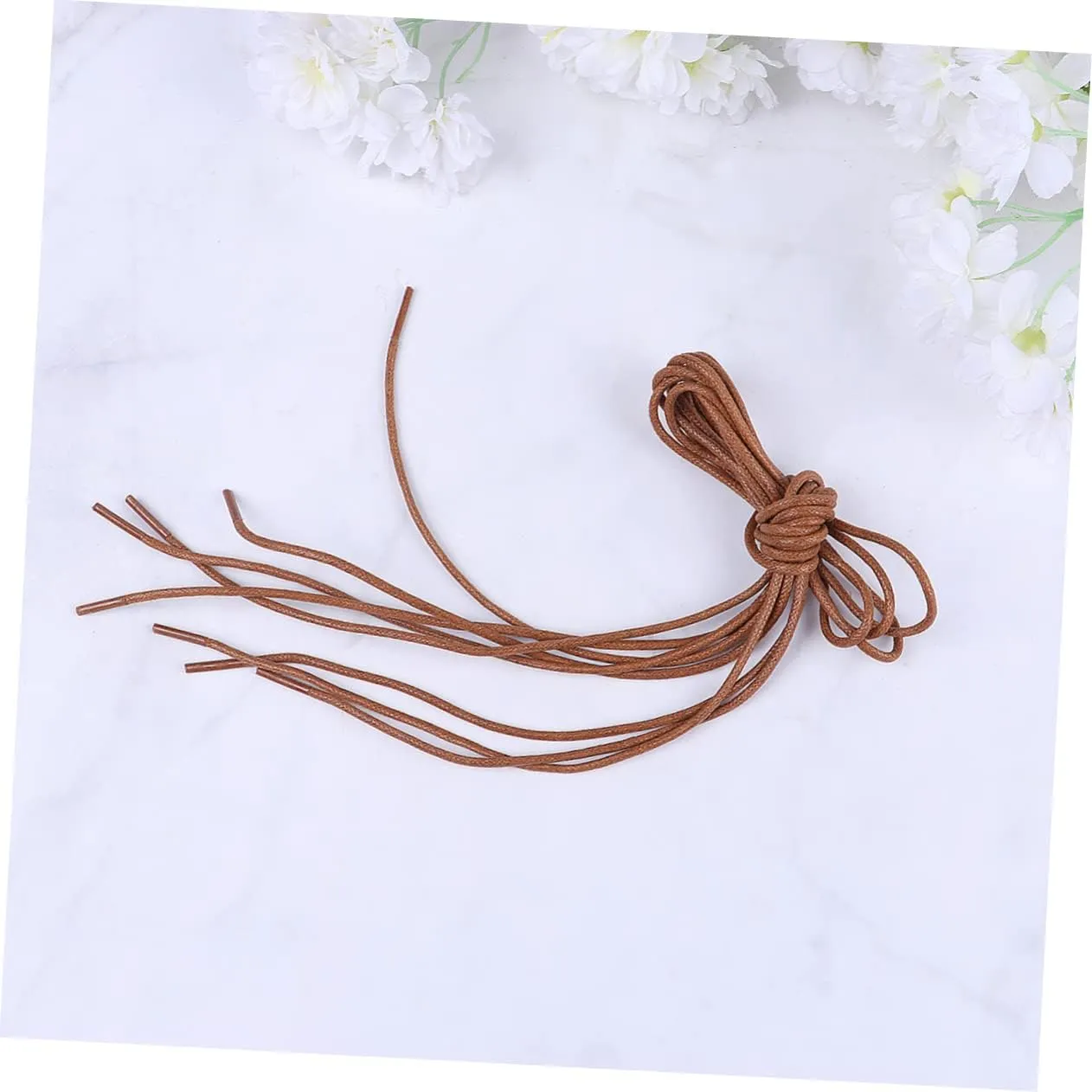 GALPADA 12 Pairs Waxed Shoelace Shoes Accessories Round Shoe Laces Thin Shoe Laces Shoelace Cord