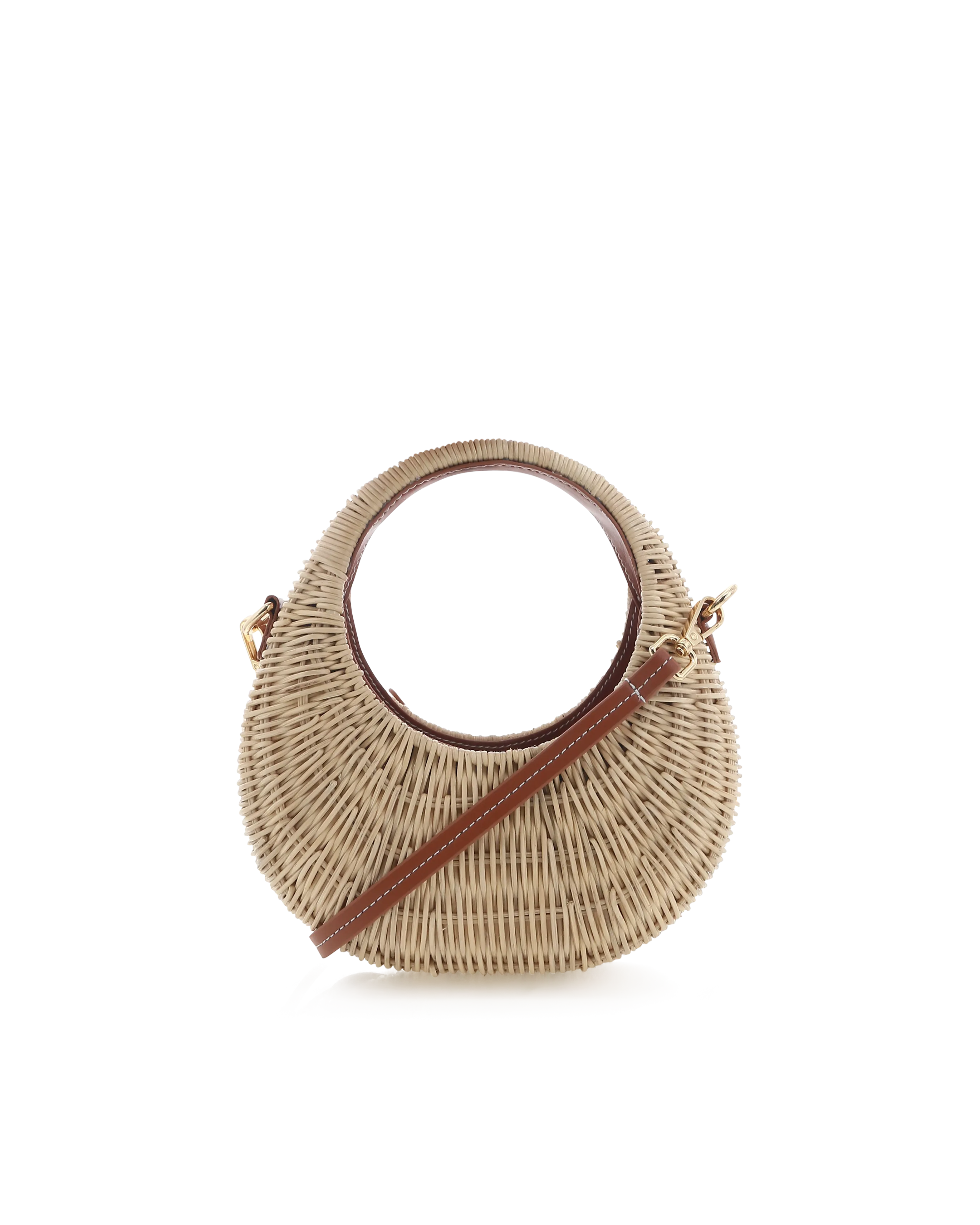GIANNA HANDLE BAG - NATURAL RATTAN
