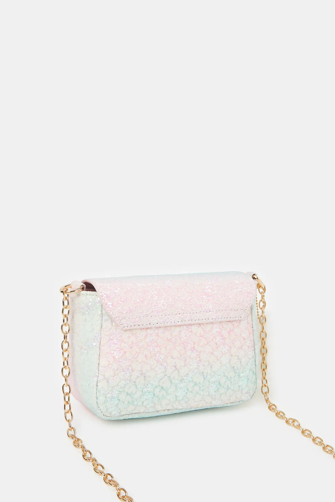 Girls Multicolour Embellished Cross Body Bag