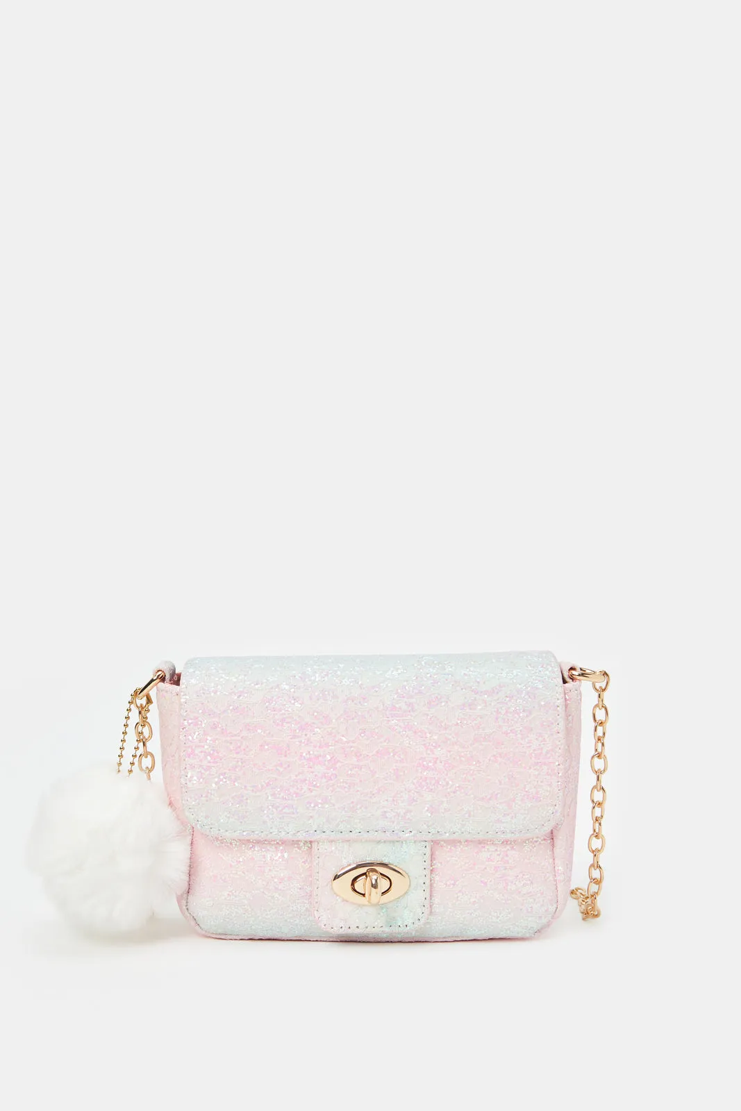 Girls Multicolour Embellished Cross Body Bag