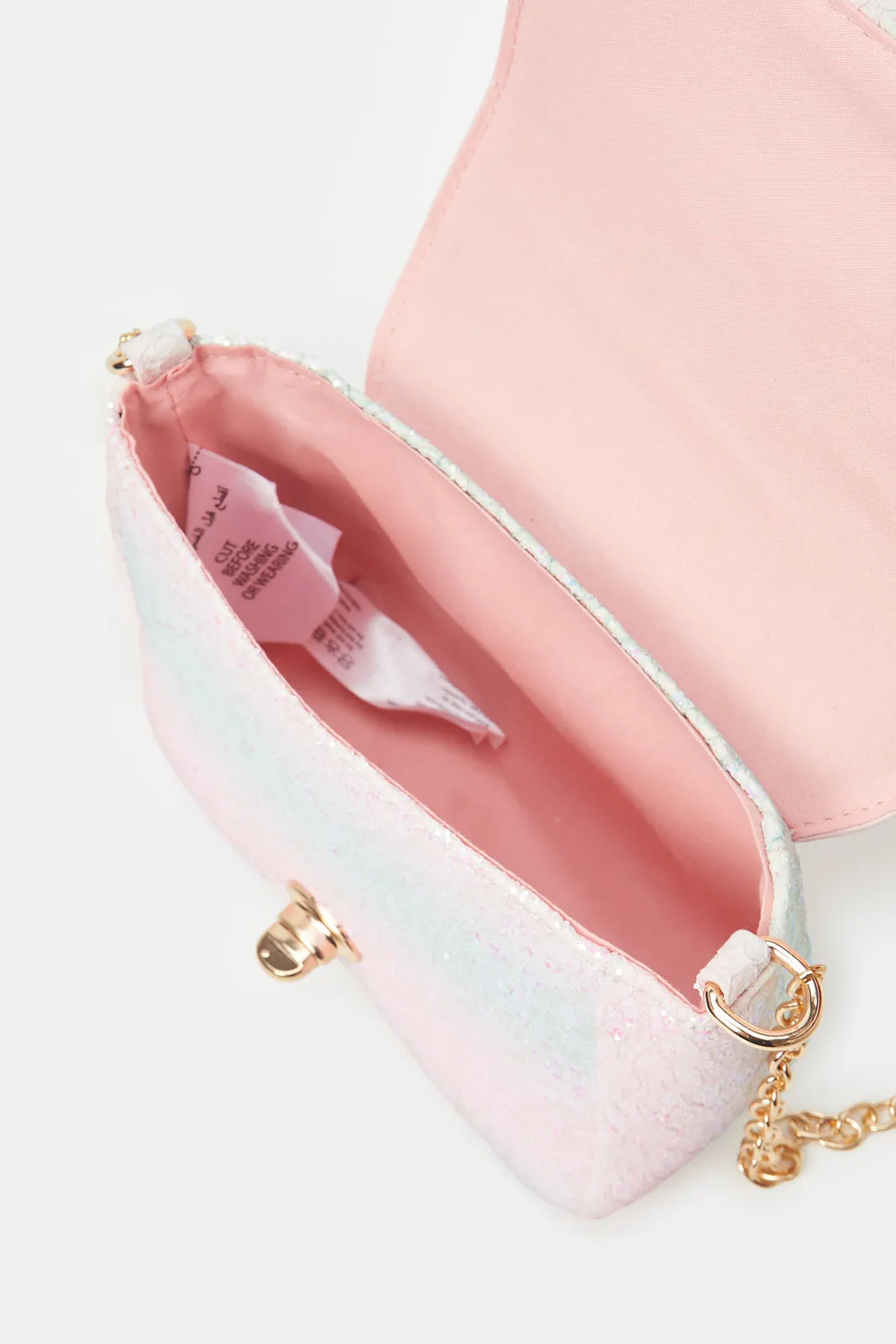 Girls Multicolour Embellished Cross Body Bag