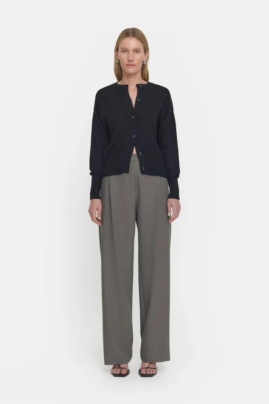 Hart Merino Cardigan Black