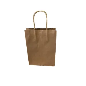 Kesgi FI662064 8" x 5"x 11" Brown Kraft Paper Bag - 200/Case