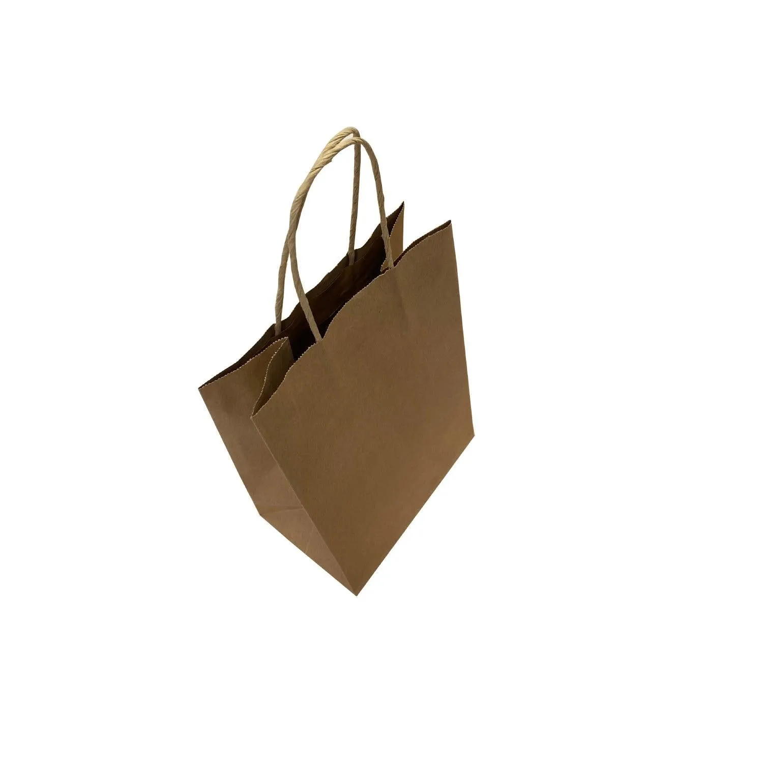 Kesgi FI662064 8" x 5"x 11" Brown Kraft Paper Bag - 200/Case