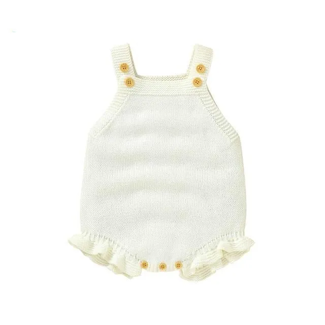 Knitted Baby Romper Set
