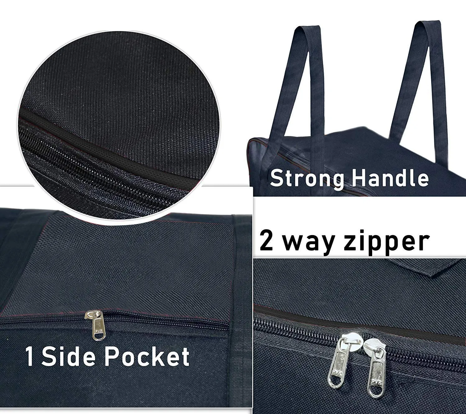 Kuber Industries Luggage Bag | Trolley Bags for Travel | Collapsible Luggage Bag | Travelling Bag | Trolley Bags for Suitcase | Lightweight Luggage Bag | 24 Inch | Pack of 5 | Khakhi Gray