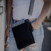 LF Crossbody Bag -  Black