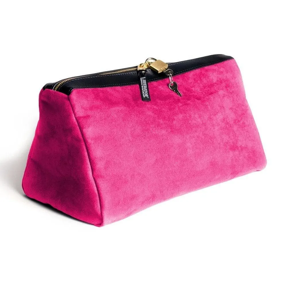 Liberator Tallulah Locking Sex Toy Storage Case with Brass Zipper & Matching Lock & Key