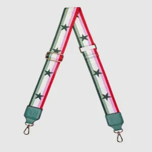 Louenhide - Munroe Guitar Strap - Pink Fern Star