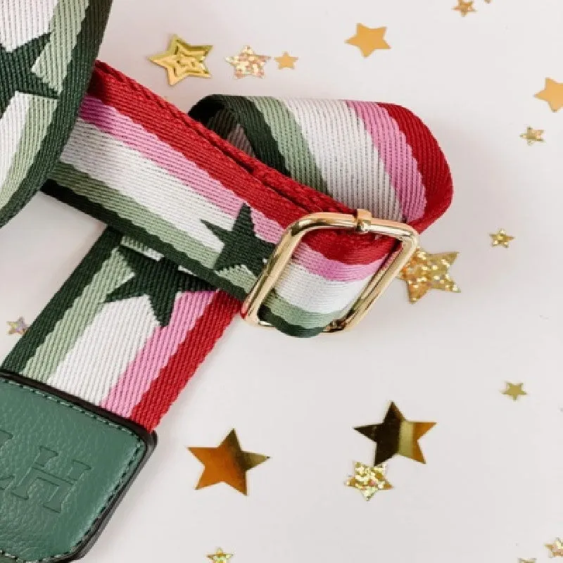 Louenhide - Munroe Guitar Strap - Pink Fern Star