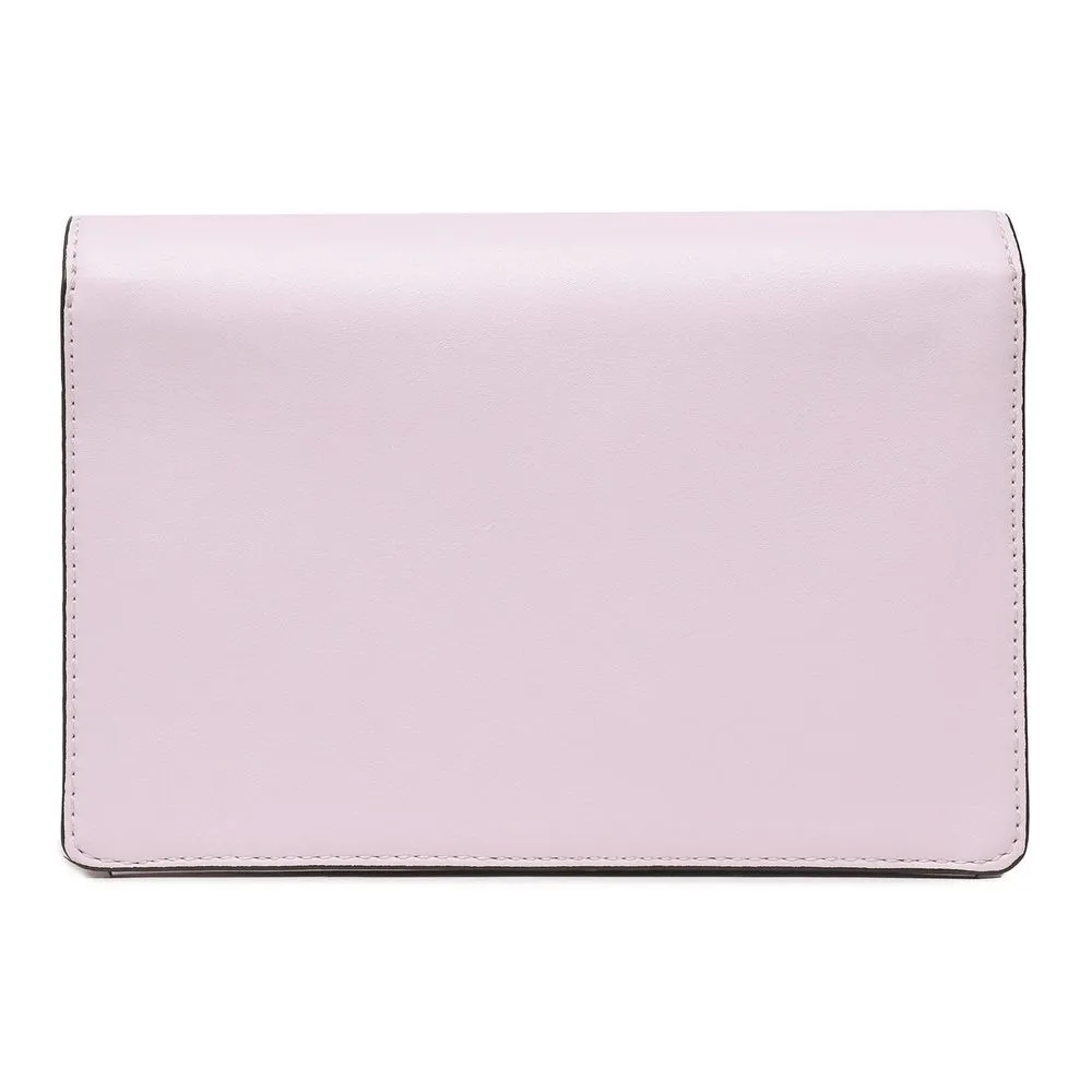 Love Moschino Chic Faux Leather Shoulder Bag in Pink
