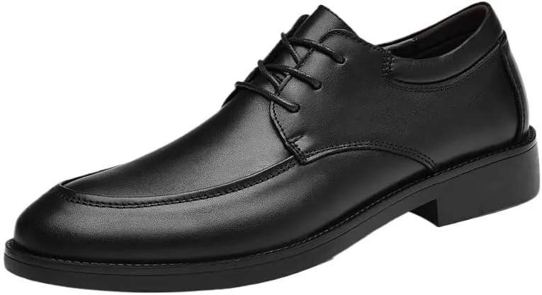 Men Oxford Shoes Classic Lace Up Evening Cap Toe Design Vegan Leather Anti-Slip Non Slip Office Business