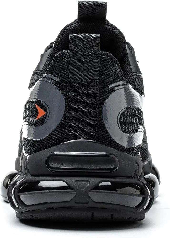 Men's Work Safety Shoes with Rotating Buckle Steel Toe Protection, Puncture Resistant, Breathable, Lightweight Protective Shoes for Women's Work Safety Shoes