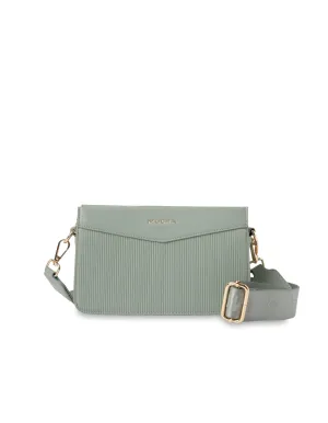 Mocha Penelope Boxy Crossbody - Mint