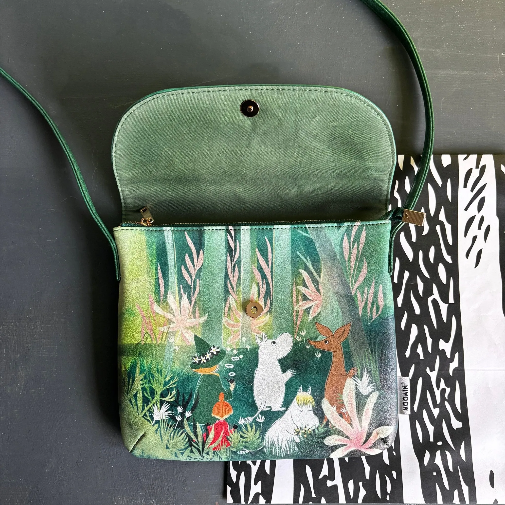 Moomin Green Forest Mini Bag