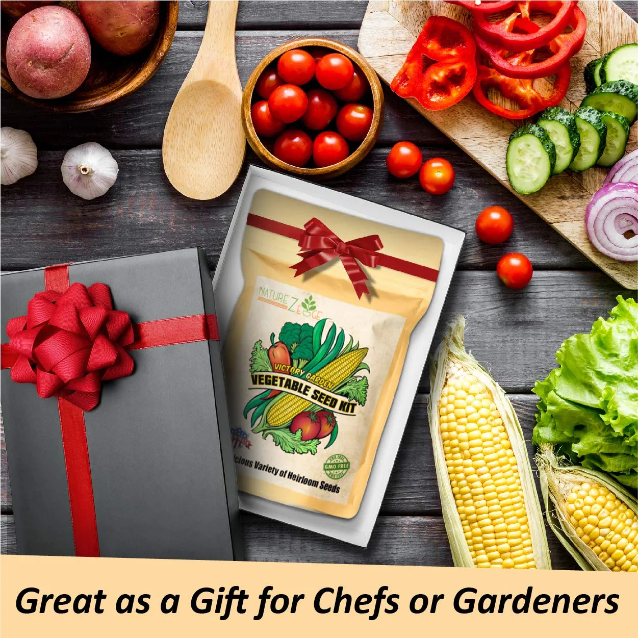 NatureZ Edge - Heirloom Vegetable Seeds - 20 Varieties
