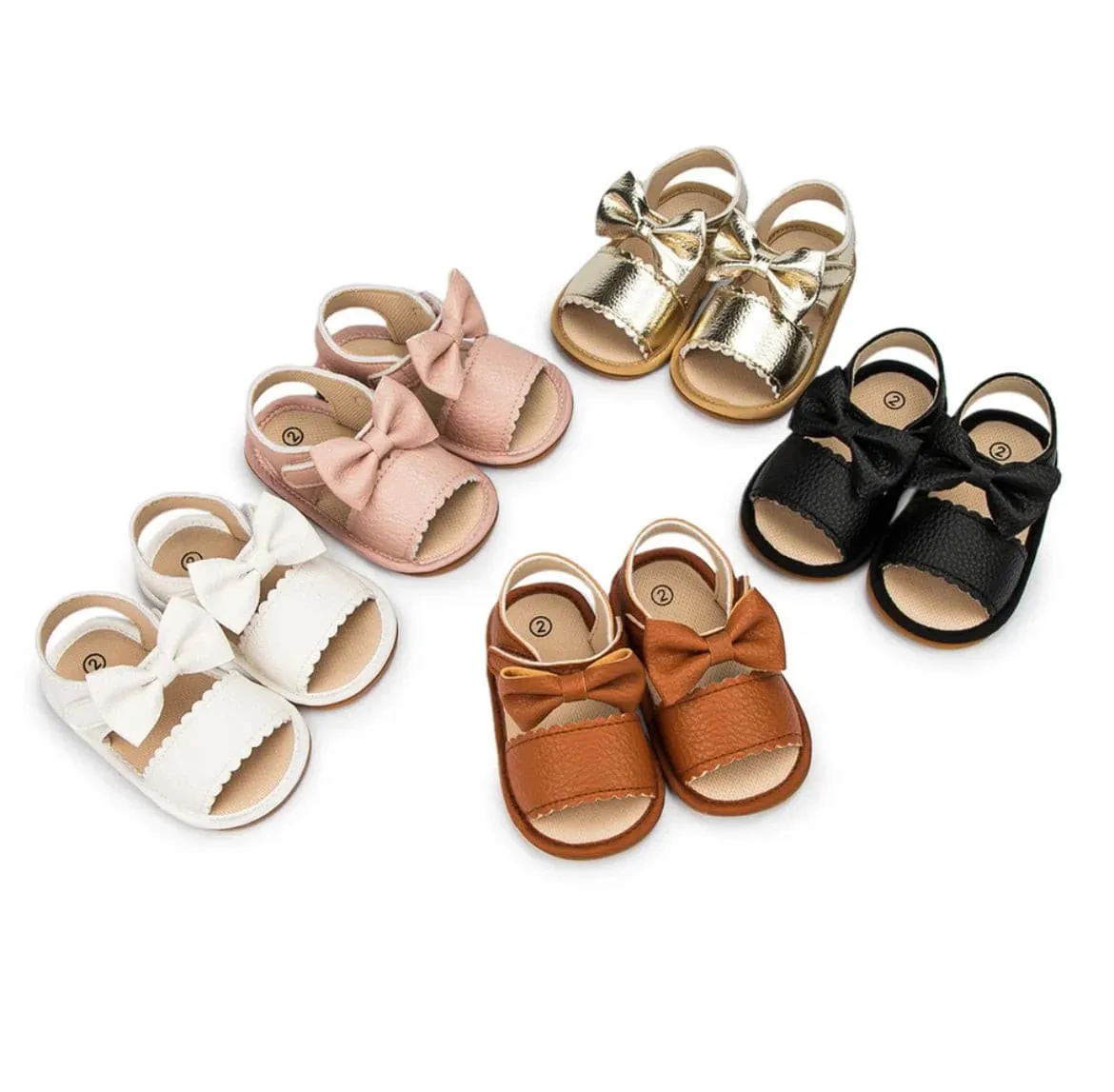 Nelly - Bow Sandal , Gold