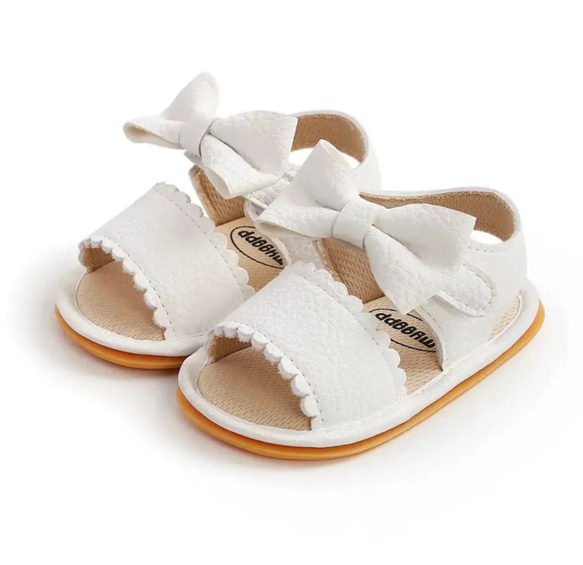 Nelly - Bow Sandal , White