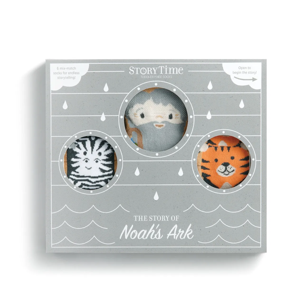 Noah's Ark Story Socks