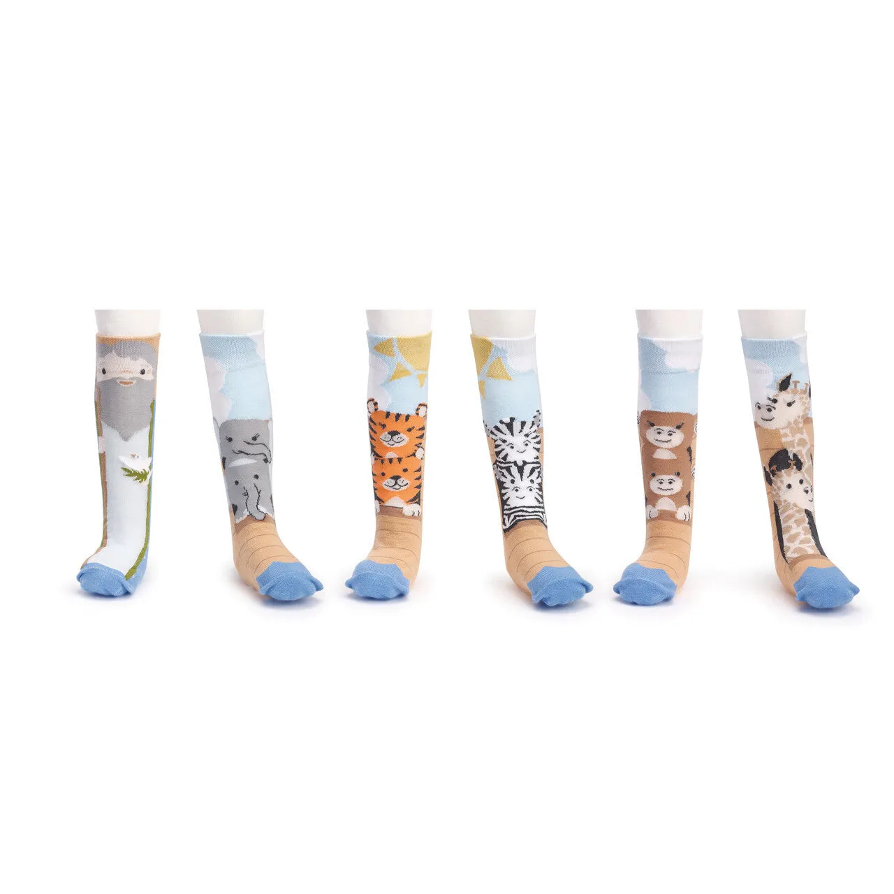 Noah's Ark Story Socks