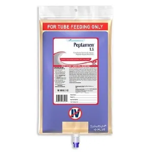 Peptamen 1.5 1000mL Bag Ready to Hang Adult Case of 6