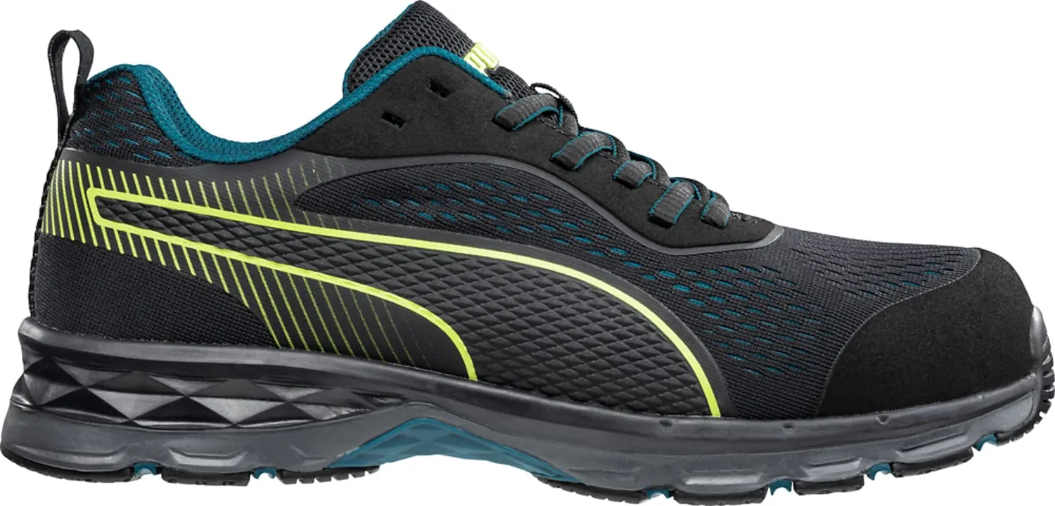 PUMA Women's Fuse Knit Black Low Industrial Shoe, 10