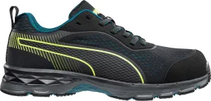 PUMA Women's Fuse Knit Black Low Industrial Shoe, 10